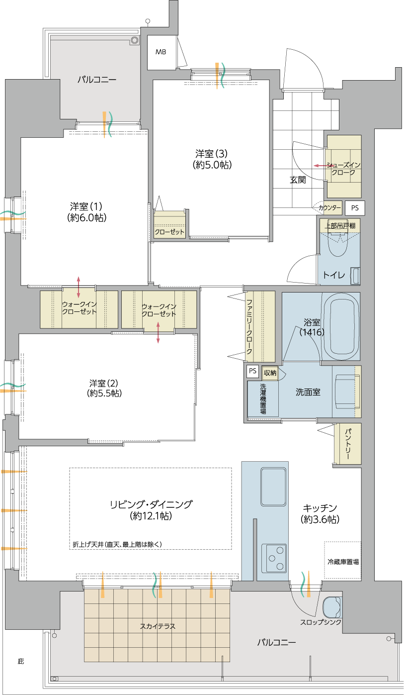 74-A TYPE 間取り図