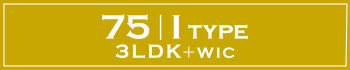 I type 3LDK+WIC