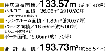 ■合計面積:193.73m2(約58.57坪)