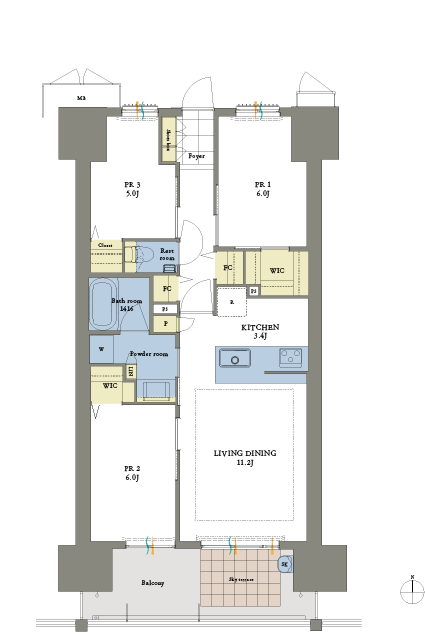 71-Bタイプ間取り図