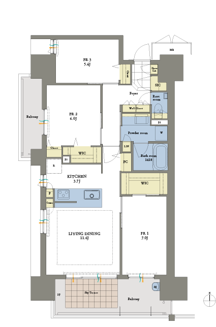 80-Aタイプ間取り図
